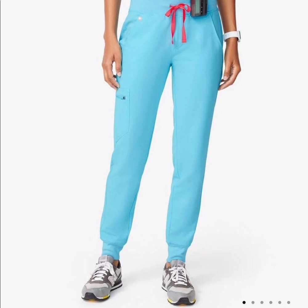 Figs scrubs small neon blue Zamora